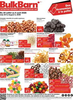 Preview of leaflet Bulk Barn weekly flyer / circulaire from shop Bulk Barn is valid from Jul 30, 2026