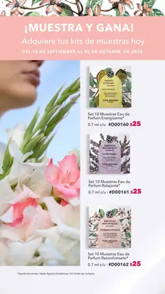 Vista previa las ofertas de la tienda Yves Rocher - Yves Rocher catálogo Muestra y gana desde el 15/09/2026 