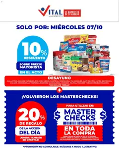 Vista previa del folleto de la tienda Vital válido desde el 07/10/2026 