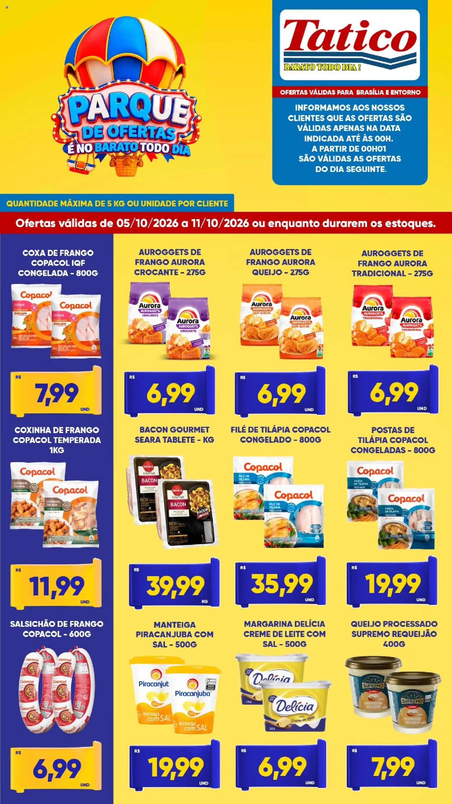 Pré-Visualização do folheto "Tatico - Ofertas da semana" da loja Tatico válido a partir de 05/10/2026