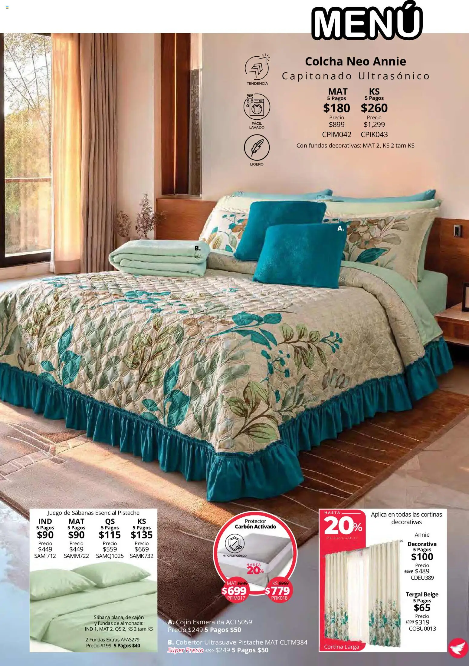 Vista previa las ofertas de la tienda Colchas Concord - Colchas Concord catálogo desde el 15/10/2026 