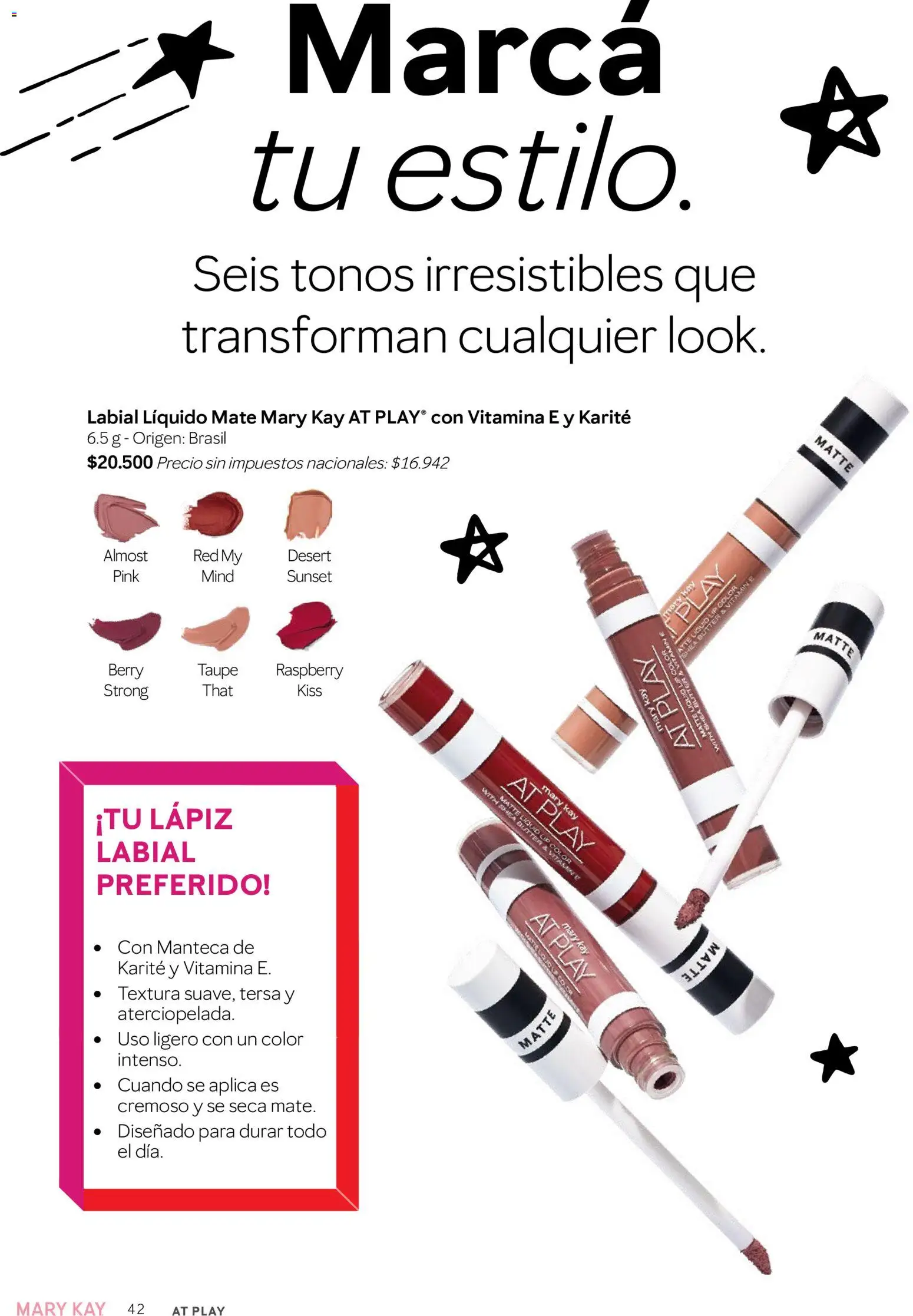 Vista previa del folleto de la tienda Mary Kay válido desde el 01/08/2026 