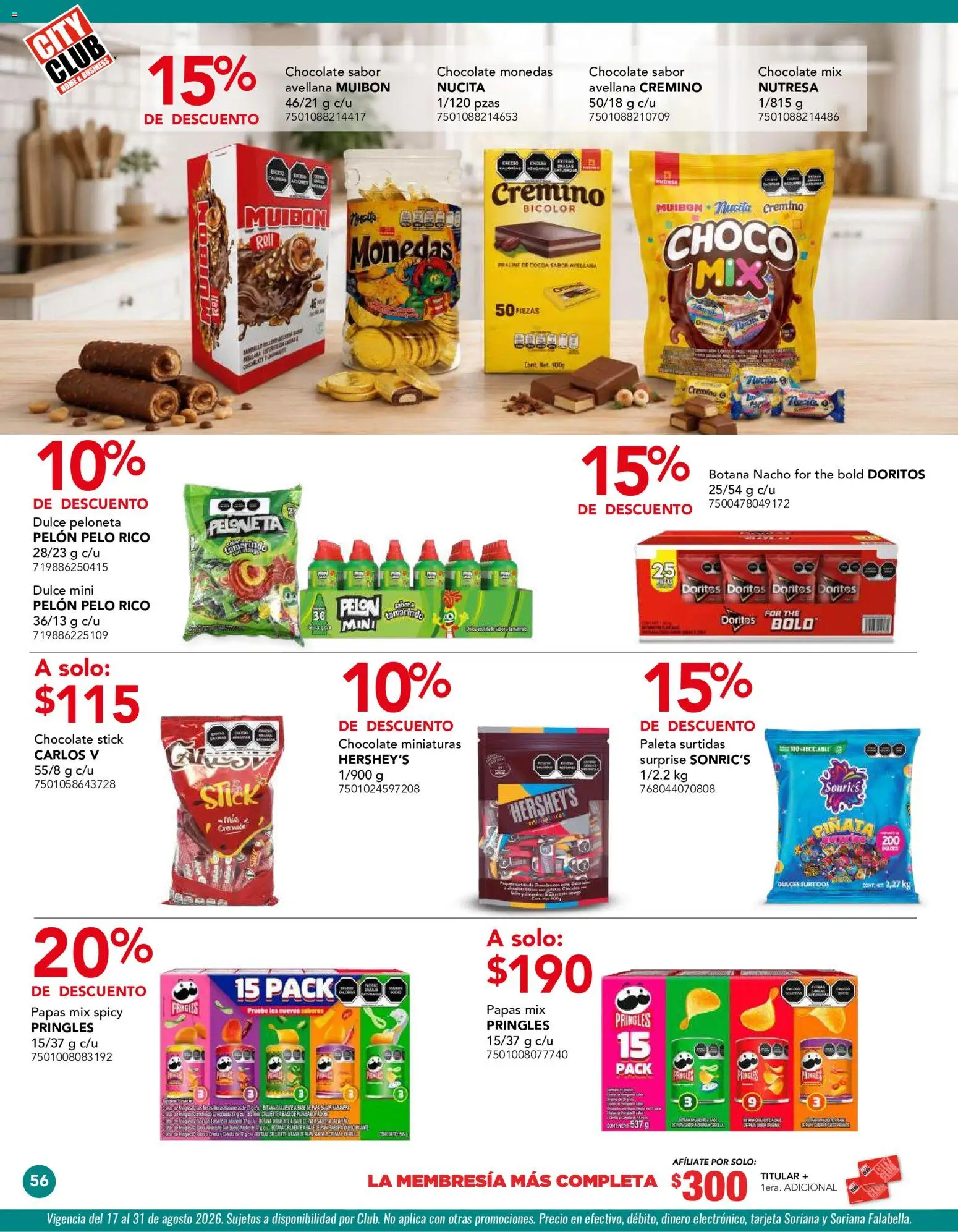 Vista previa las ofertas de la tienda City Club - City Club catálogo desde el 03/08/2026 