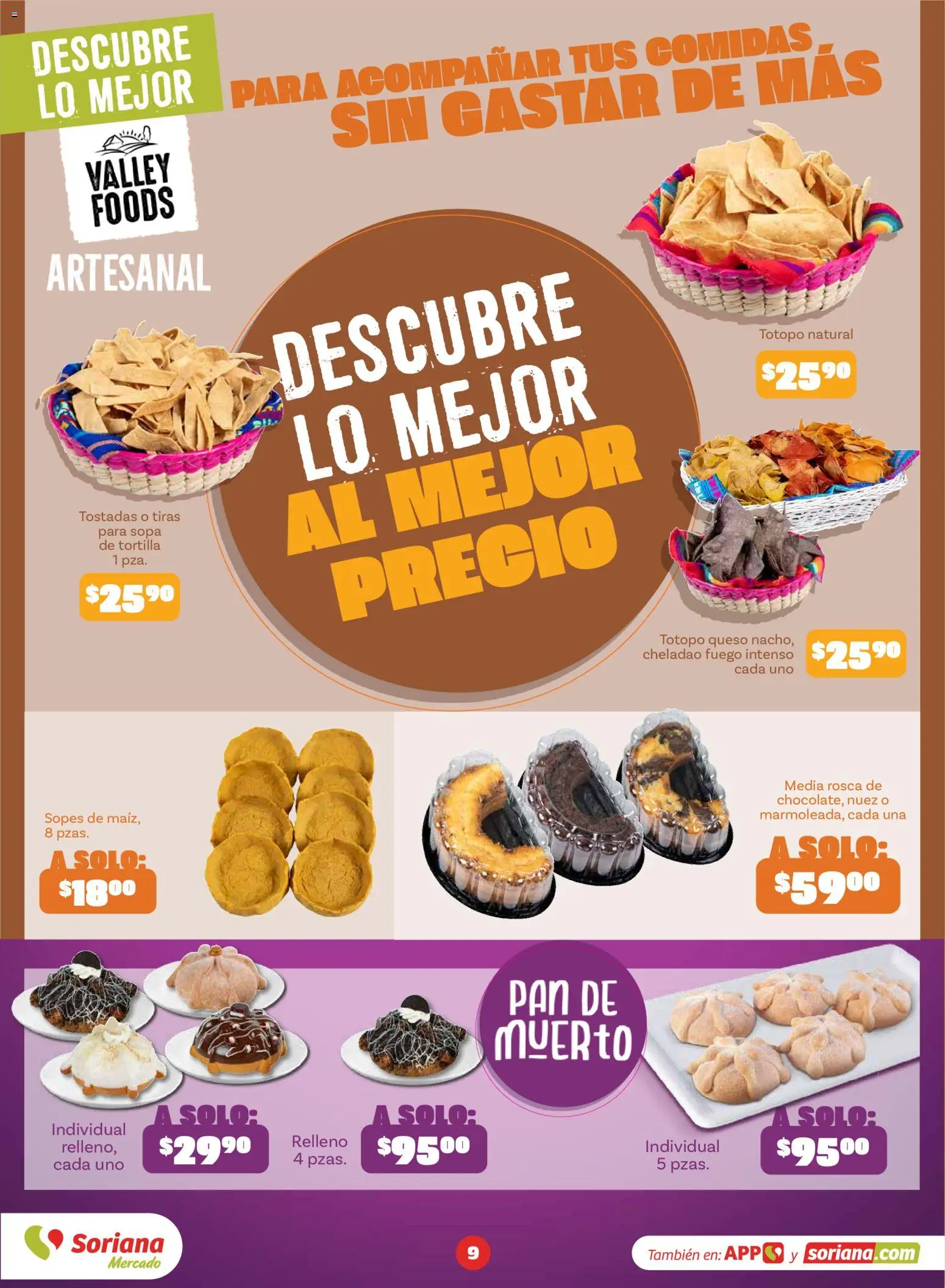 Vista previa las ofertas de la tienda Soriana - Soriana Descubre lo mejor al mejor precio Mercado Nacional desde el 01/09/2026 