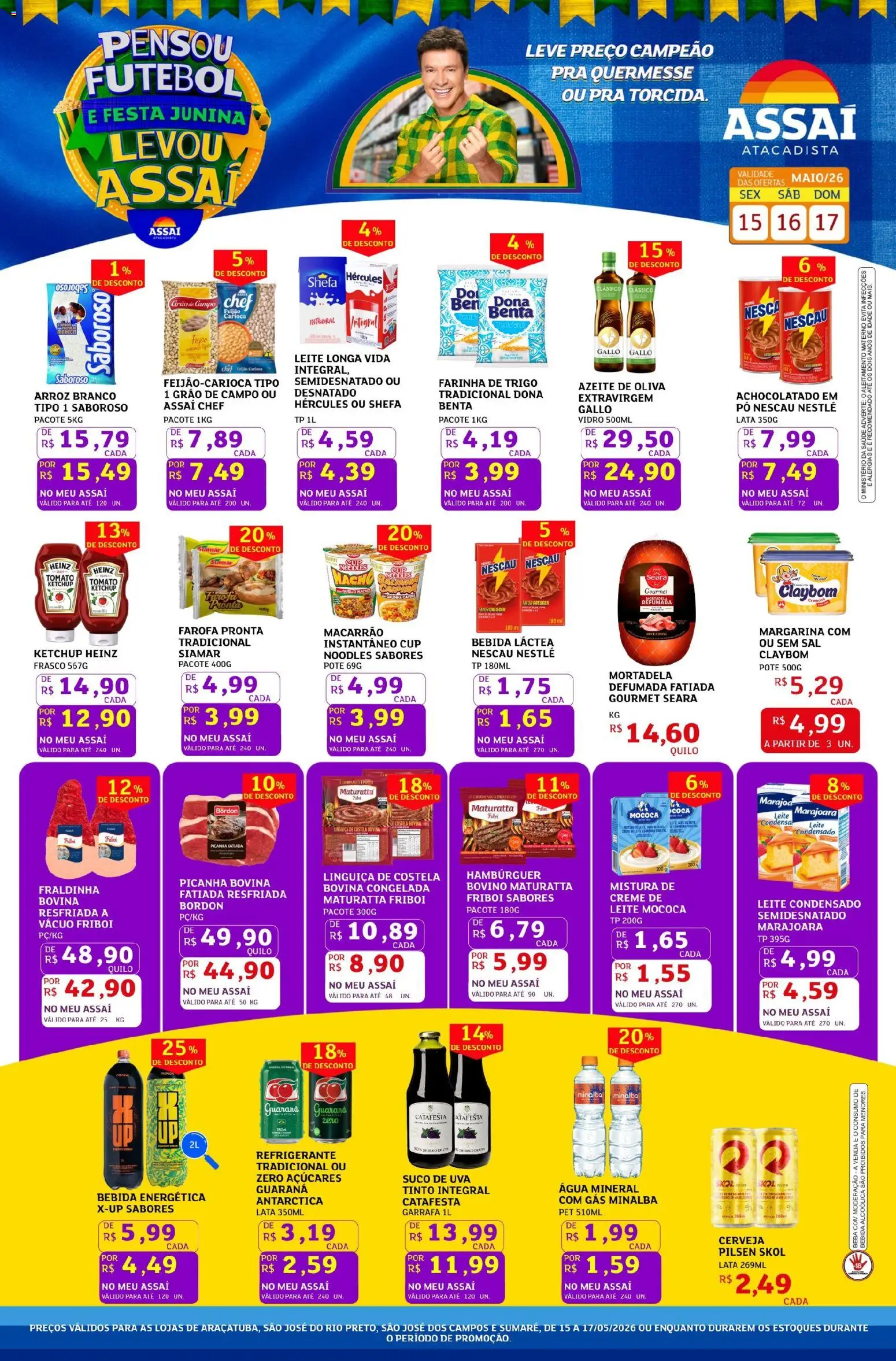 Pré-Visualização do folheto "Assaí Atacadista ofertas - SP" da loja Assaí Atacadista válido a partir de 15/05/2026