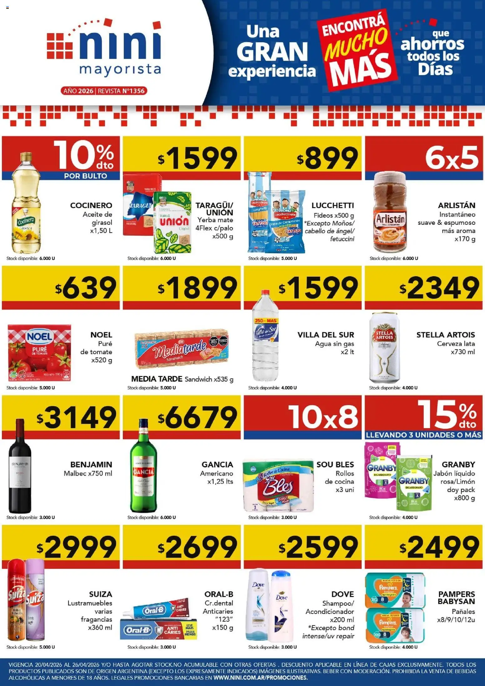 Vista previa del folleto de la tienda NINI Mayorista válido desde el 20/04/2026 