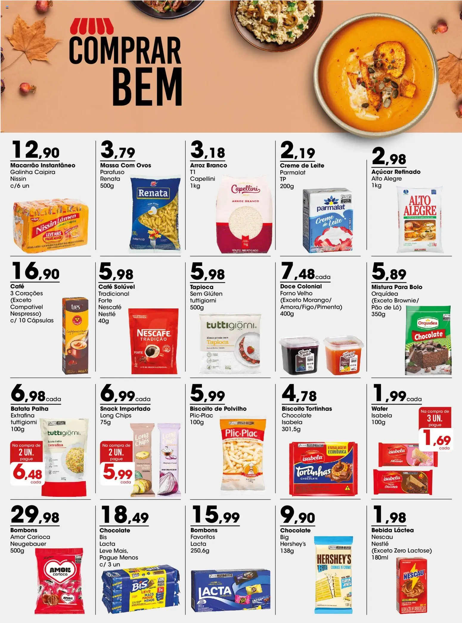 Pré-Visualização do folheto "Zaffari ofertas - RS" da loja Zaffari válido a partir de 10/08/2026 - Tapioca, Ovos, Arroz, Massa, Açúcar, Cappuccino, Café solúvel, Mistura para bolo