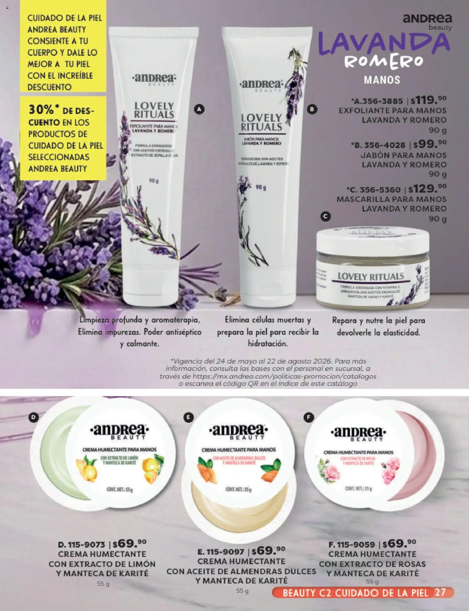 Vista previa las ofertas de la tienda Andrea - Andrea catálogo Beauty desde el 24/05/2026 