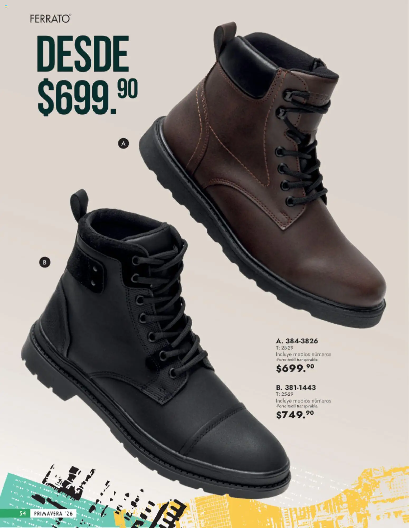 Vista previa las ofertas de la tienda Andrea - Catálogo Calzado Caballero desde el 25/01/2026 