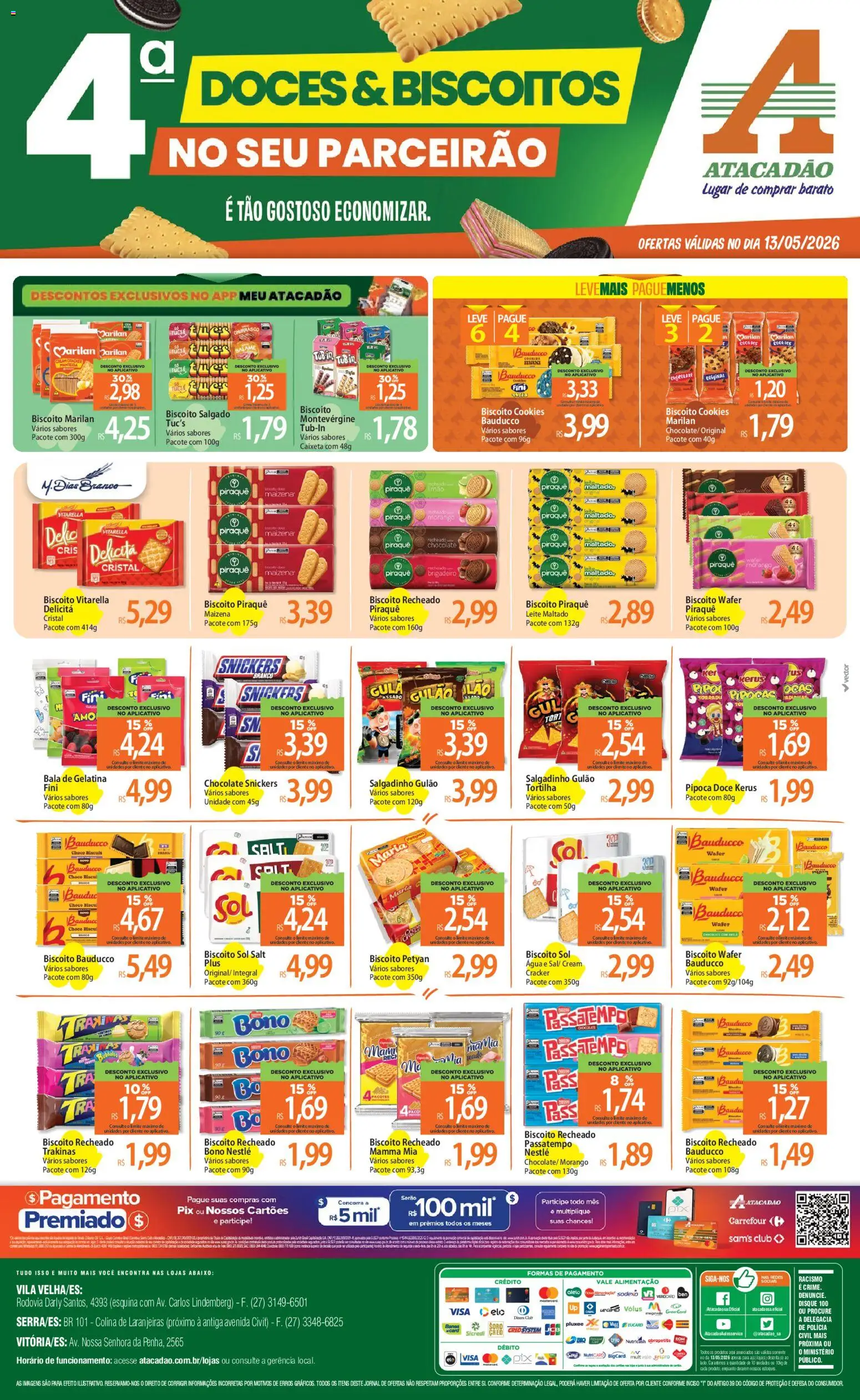 Pré-Visualização do folheto "Atacadão ofertas - ES" da loja Atacadão válido a partir de 13/05/2026