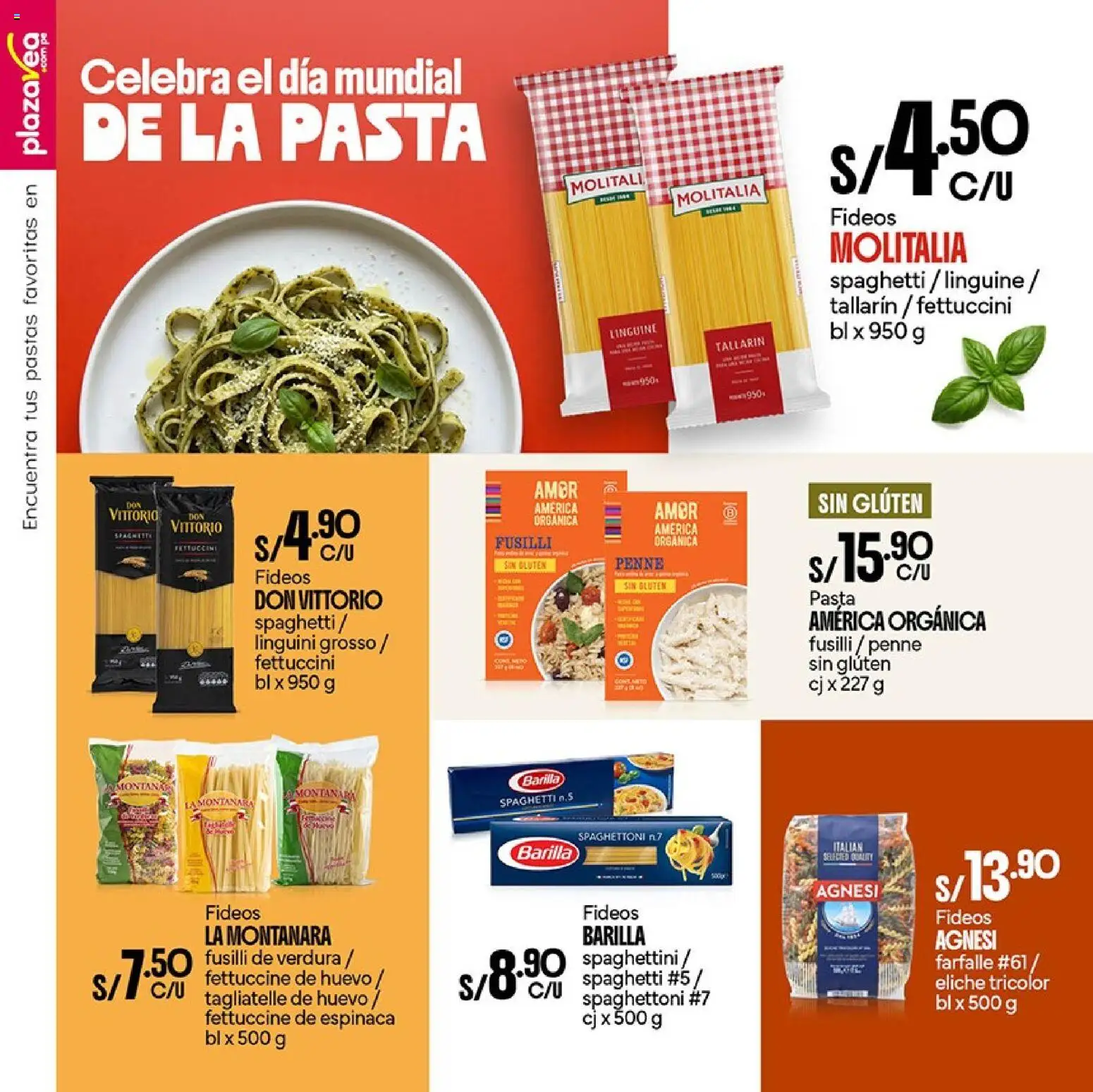 Vista previa de Catálogo Plaza Vea - Aviso dia pasta de la tienda Plaza Vea válido desde 19/10/2026