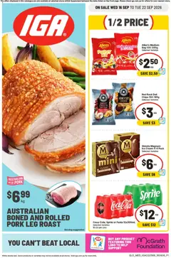 Preview of catalogue IGA catalogue Ascot from shop IGA valid 16/09/2026
