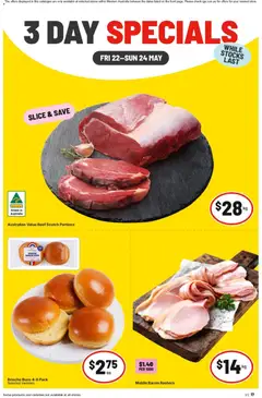 Preview of catalogue IGA 3 Day Specials - NT/WA from shop IGA valid 22/05/2026