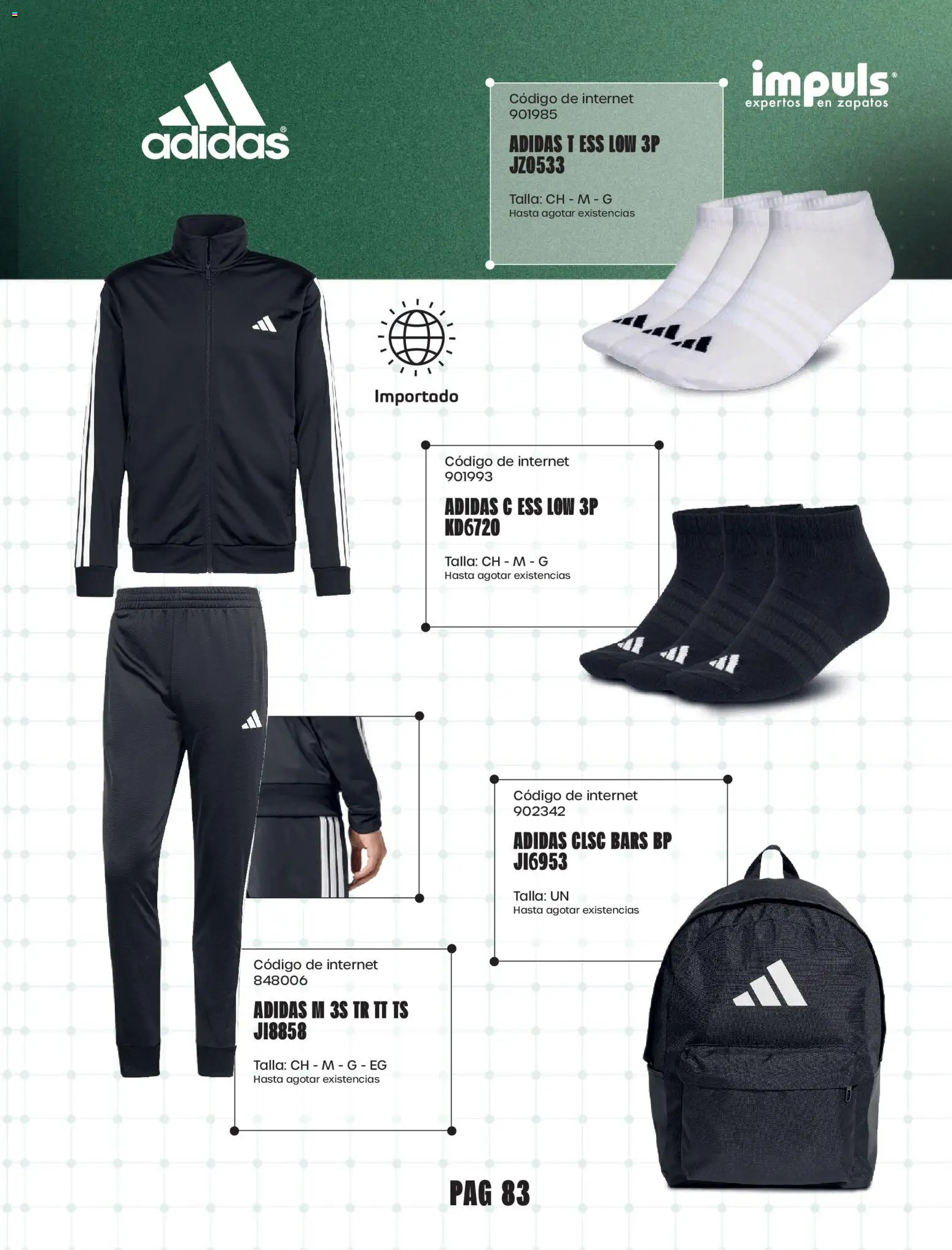 Vista previa las ofertas de la tienda Impuls - Impuls catálogo Urban Sport desde el 01/09/2026 - Zapatos