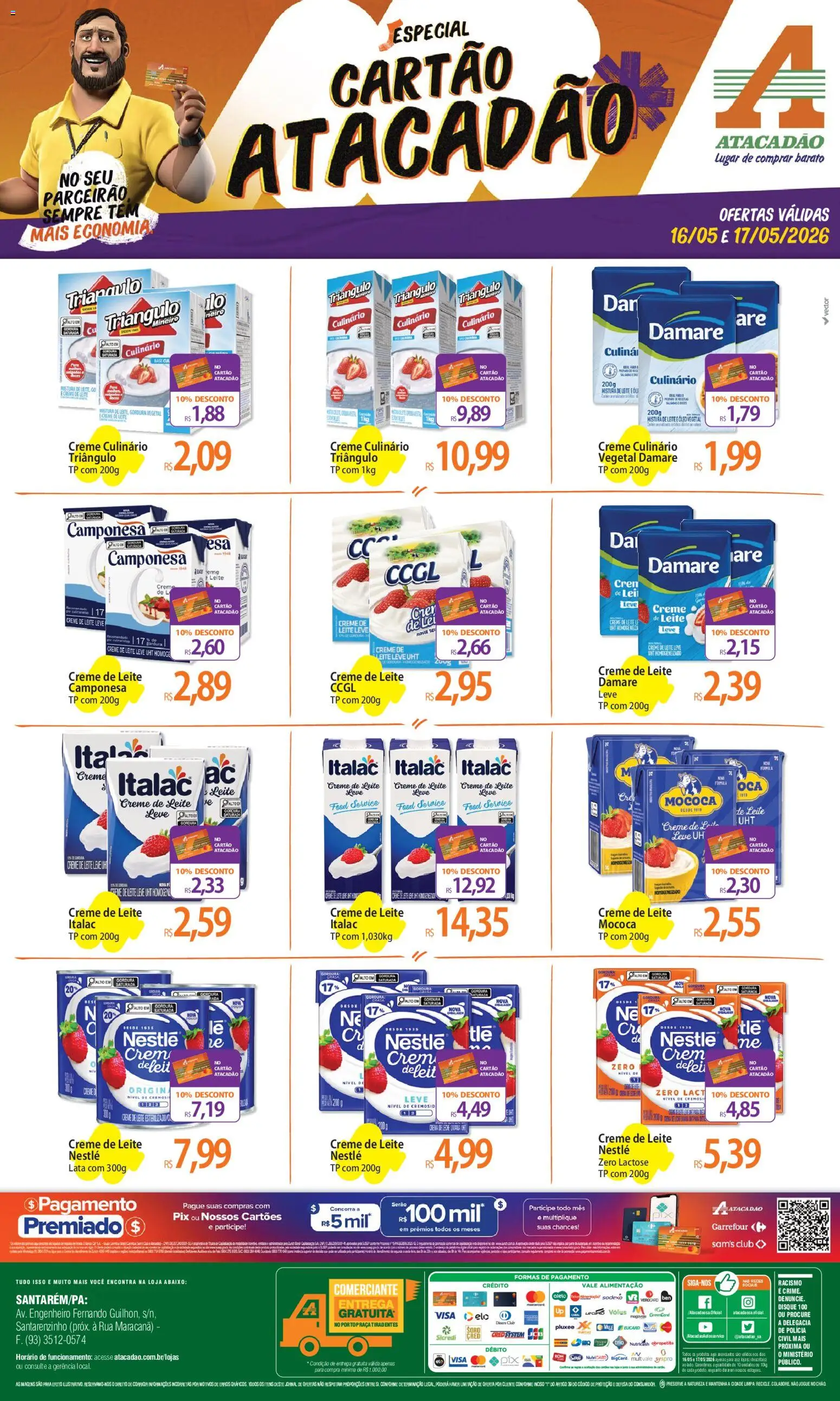 Pré-Visualização do folheto "Atacadão ofertas - PA" da loja Atacadão válido a partir de 16/05/2026