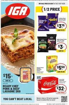 Preview of catalogue IGA catalogue Bentley from shop IGA valid 26/08/2026