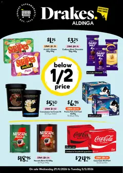 Preview of catalogue Drakes catalogue Aldinga from shop Drakes valid 29/04/2026