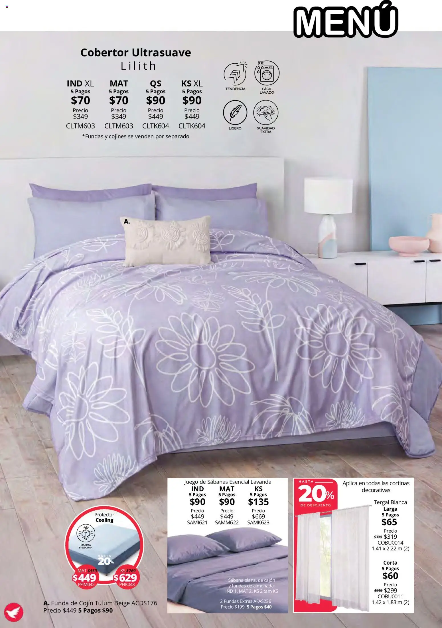Vista previa las ofertas de la tienda Colchas Concord - Colchas Concord catálogo Colección Cobertor Calor de Hogar desde el 15/10/2026 