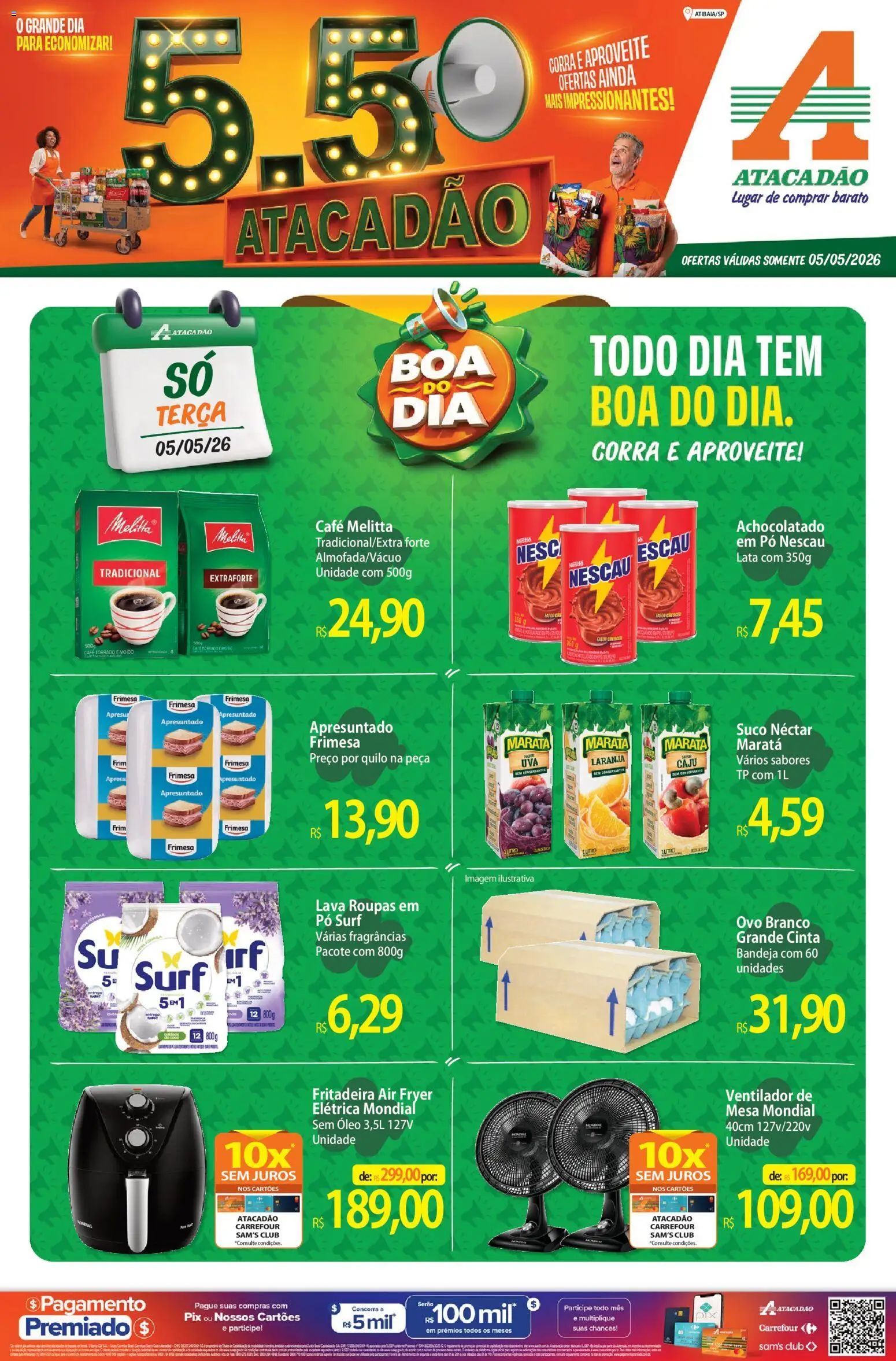 Pré-Visualização do folheto "Atacadão ofertas - SP" da loja Atacadão válido a partir de 05/05/2026