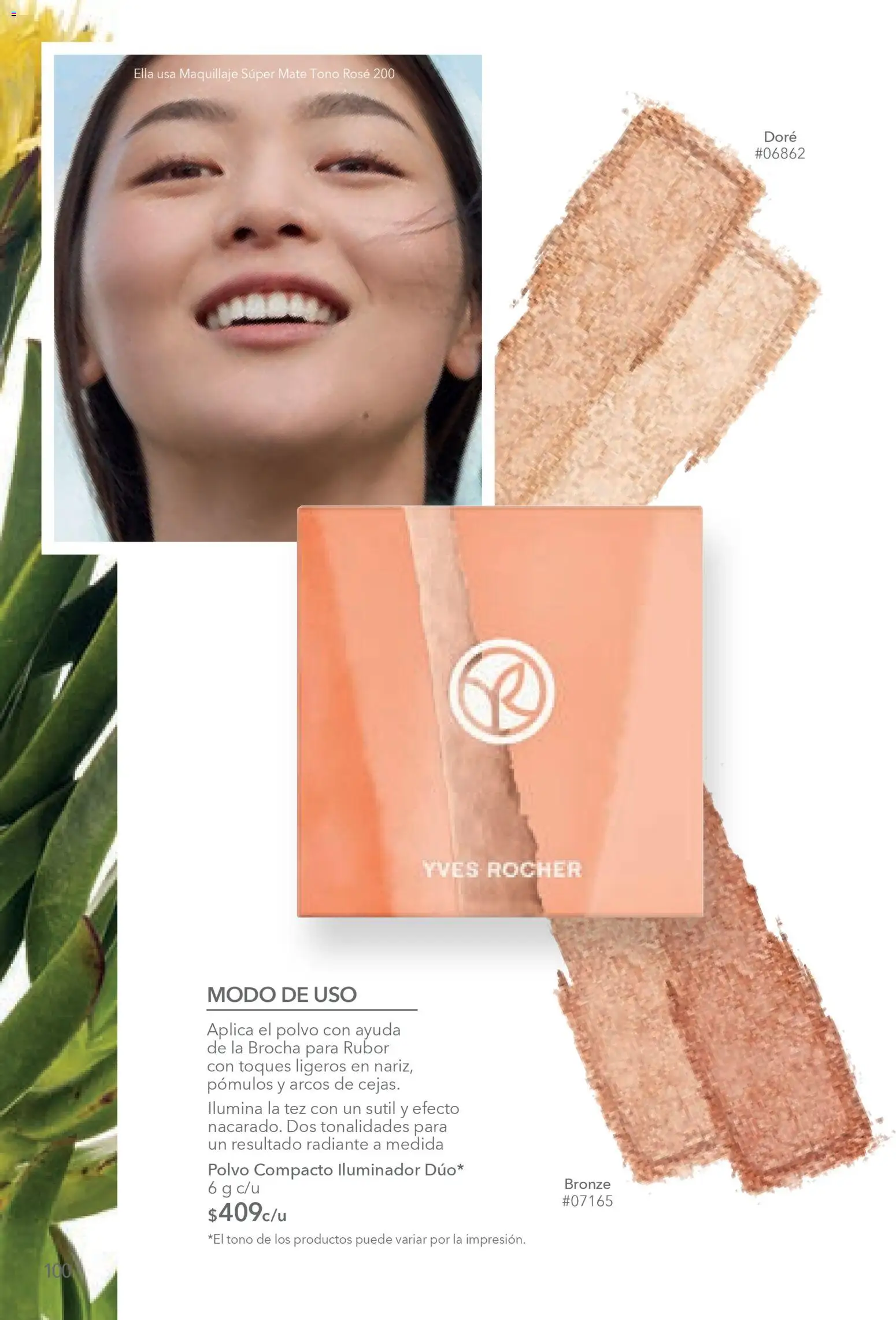 Vista previa las ofertas de la tienda Yves Rocher - Campaña 4 2026 desde el 03/03/2026 - Maquillaje, Mate, Rubor, Iluminador, Polvo compacto, Polvo, Radiante