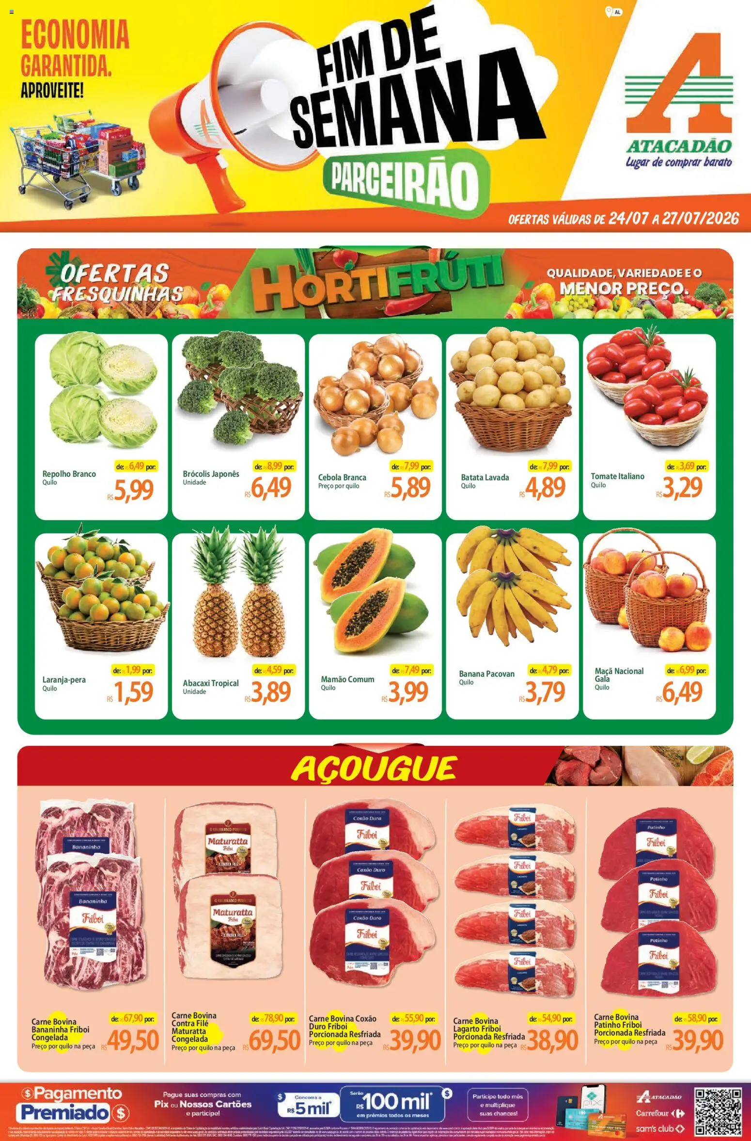 Pré-Visualização do folheto "Atacadão ofertas - AL" da loja Atacadão válido a partir de 24/07/2026