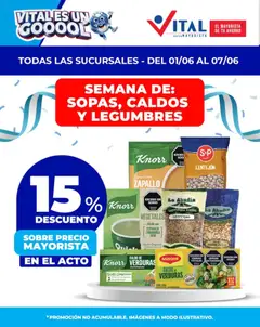 Vista previa del folleto de la tienda Vital válido desde el 01/06/2026 